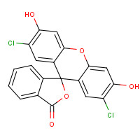 76-54-0 2',7'-dichloro-3',6'-dihydroxyspiro[2-benzofuran-3,9'-xanthene]-1-one chemical structure