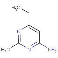 90008-43-8 6-ethyl-2-methylpyrimidin-4-amine chemical structure