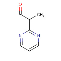 191726-00-8 2-pyrimidin-2-ylpropanal chemical structure