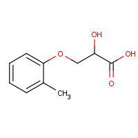 26114-38-5 2-hydroxy-3-(2-methylphenoxy)propanoic acid chemical structure