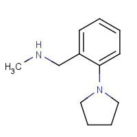 871217-37-7 N-methyl-1-(2-pyrrolidin-1-ylphenyl)methanamine chemical structure