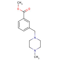 658689-29-3 methyl 3-[(4-methylpiperazin-1-yl)methyl]benzoate chemical structure