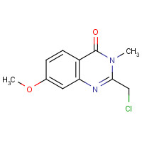 1263413-54-2 2-(chloromethyl)-7-methoxy-3-methylquinazolin-4-one chemical structure