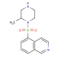 84477-87-2 5-(2-methylpiperazin-1-yl)sulfonylisoquinoline chemical structure