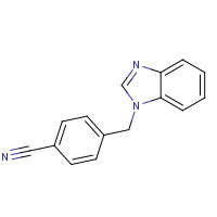 118001-91-5 4-(benzimidazol-1-ylmethyl)benzonitrile chemical structure