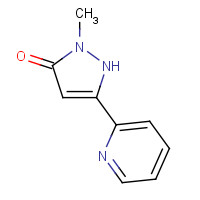 1279105-86-0 2-methyl-5-pyridin-2-yl-1H-pyrazol-3-one chemical structure