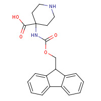 436867-70-8 4-(9H-fluoren-9-ylmethoxycarbonylamino)piperidine-4-carboxylic acid chemical structure
