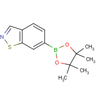 1104071-55-7 6-(4,4,5,5-tetramethyl-1,3,2-dioxaborolan-2-yl)-1,2-benzothiazole chemical structure