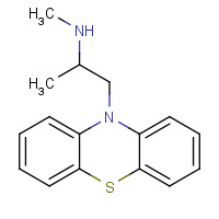37707-23-6 N-methyl-1-phenothiazin-10-ylpropan-2-amine chemical structure