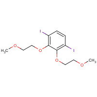 1228672-15-8 1,4-diiodo-2,3-bis(2-methoxyethoxy)benzene chemical structure