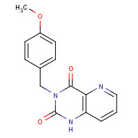 27507-08-0 3-[(4-methoxyphenyl)methyl]-1H-pyrido[3,2-d]pyrimidine-2,4-dione chemical structure