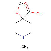 1082040-35-4 4-methoxy-1-methylpiperidine-4-carboxylic acid chemical structure