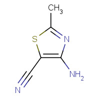 29422-48-8 4-amino-2-methyl-1,3-thiazole-5-carbonitrile chemical structure
