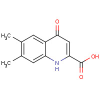 36303-11-4 6,7-dimethyl-4-oxo-1H-quinoline-2-carboxylic acid chemical structure