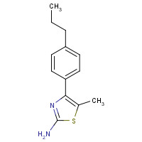 438223-45-1 5-methyl-4-(4-propylphenyl)-1,3-thiazol-2-amine chemical structure