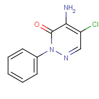 1698-61-9 4-amino-5-chloro-2-phenylpyridazin-3-one chemical structure