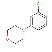 41605-90-7 4-(3-chlorophenyl)morpholine chemical structure