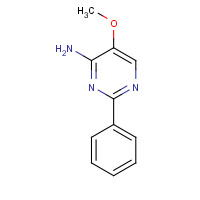 31594-10-2 5-methoxy-2-phenylpyrimidin-4-amine chemical structure