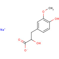77305-02-3 sodium;2-hydroxy-3-(4-hydroxy-3-methoxyphenyl)propanoate chemical structure