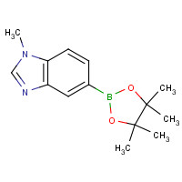 1107627-02-0 1-methyl-5-(4,4,5,5-tetramethyl-1,3,2-dioxaborolan-2-yl)benzimidazole chemical structure