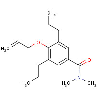7192-53-2 N,N-dimethyl-4-prop-2-enoxy-3,5-dipropylbenzamide chemical structure