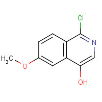 1408291-40-6 1-chloro-6-methoxyisoquinolin-4-ol chemical structure