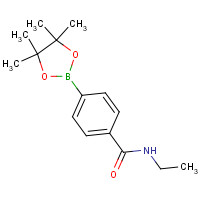 1415793-72-4 N-ethyl-4-(4,4,5,5-tetramethyl-1,3,2-dioxaborolan-2-yl)benzamide chemical structure