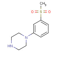 346688-57-1 1-(3-methylsulfonylphenyl)piperazine chemical structure