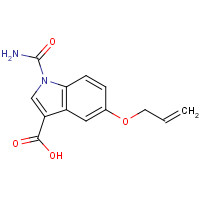 1386456-36-5 1-carbamoyl-5-prop-2-enoxyindole-3-carboxylic acid chemical structure