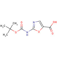 903094-60-0 2-[(2-methylpropan-2-yl)oxycarbonylamino]-1,3-oxazole-5-carboxylic acid chemical structure