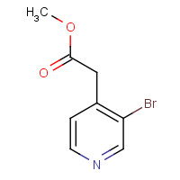 162615-12-5 methyl 2-(3-bromopyridin-4-yl)acetate chemical structure
