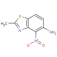 40671-24-7 2-methyl-4-nitro-1,3-benzothiazol-5-amine chemical structure