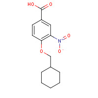 204840-82-4 4-(cyclohexylmethoxy)-3-nitrobenzoic acid chemical structure