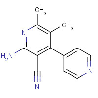 573939-38-5 2-amino-5,6-dimethyl-4-pyridin-4-ylpyridine-3-carbonitrile chemical structure