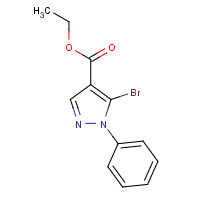 98534-71-5 ethyl 5-bromo-1-phenylpyrazole-4-carboxylate chemical structure