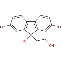 1616114-26-1 2,7-dibromo-9-(2-hydroxyethyl)fluoren-9-ol chemical structure