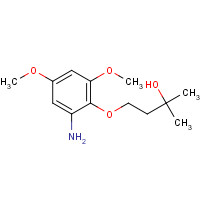 1373753-95-7 4-(2-amino-4,6-dimethoxyphenoxy)-2-methylbutan-2-ol chemical structure