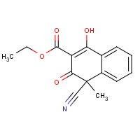 1035261-56-3 ethyl 4-cyano-1-hydroxy-4-methyl-3-oxonaphthalene-2-carboxylate chemical structure