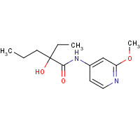 1433904-74-5 2-ethyl-2-hydroxy-N-(2-methoxypyridin-4-yl)pentanamide chemical structure