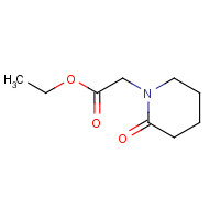 22875-63-4 ethyl 2-(2-oxopiperidin-1-yl)acetate chemical structure