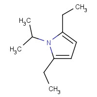 21407-88-5 2,5-diethyl-1-propan-2-ylpyrrole chemical structure