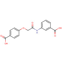 649773-97-7 3-[[2-(4-carboxyphenoxy)acetyl]amino]benzoic acid chemical structure