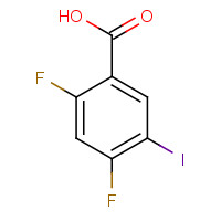 161531-51-7 2,4-difluoro-5-iodobenzoic acid chemical structure