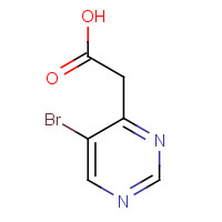 933721-19-8 2-(5-bromopyrimidin-4-yl)acetic acid chemical structure