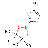 1374511-92-8 4-methyl-2-(4,4,5,5-tetramethyl-1,3,2-dioxaborolan-2-yl)-1,3-thiazole chemical structure