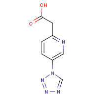 1374573-30-4 2-[5-(tetrazol-1-yl)pyridin-2-yl]acetic acid chemical structure