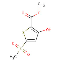 104386-65-4 methyl 3-hydroxy-5-methylsulfonylthiophene-2-carboxylate chemical structure