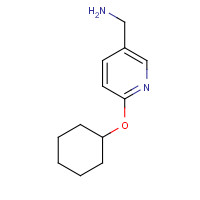 928648-57-1 (6-cyclohexyloxypyridin-3-yl)methanamine chemical structure