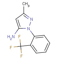380238-10-8 5-methyl-2-[2-(trifluoromethyl)phenyl]pyrazol-3-amine chemical structure