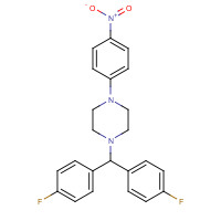 851472-82-7 1-[bis(4-fluorophenyl)methyl]-4-(4-nitrophenyl)piperazine chemical structure